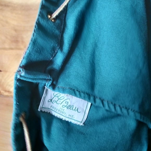 Vintage LLBean canvas leather backpacks - Picture 9 of 16